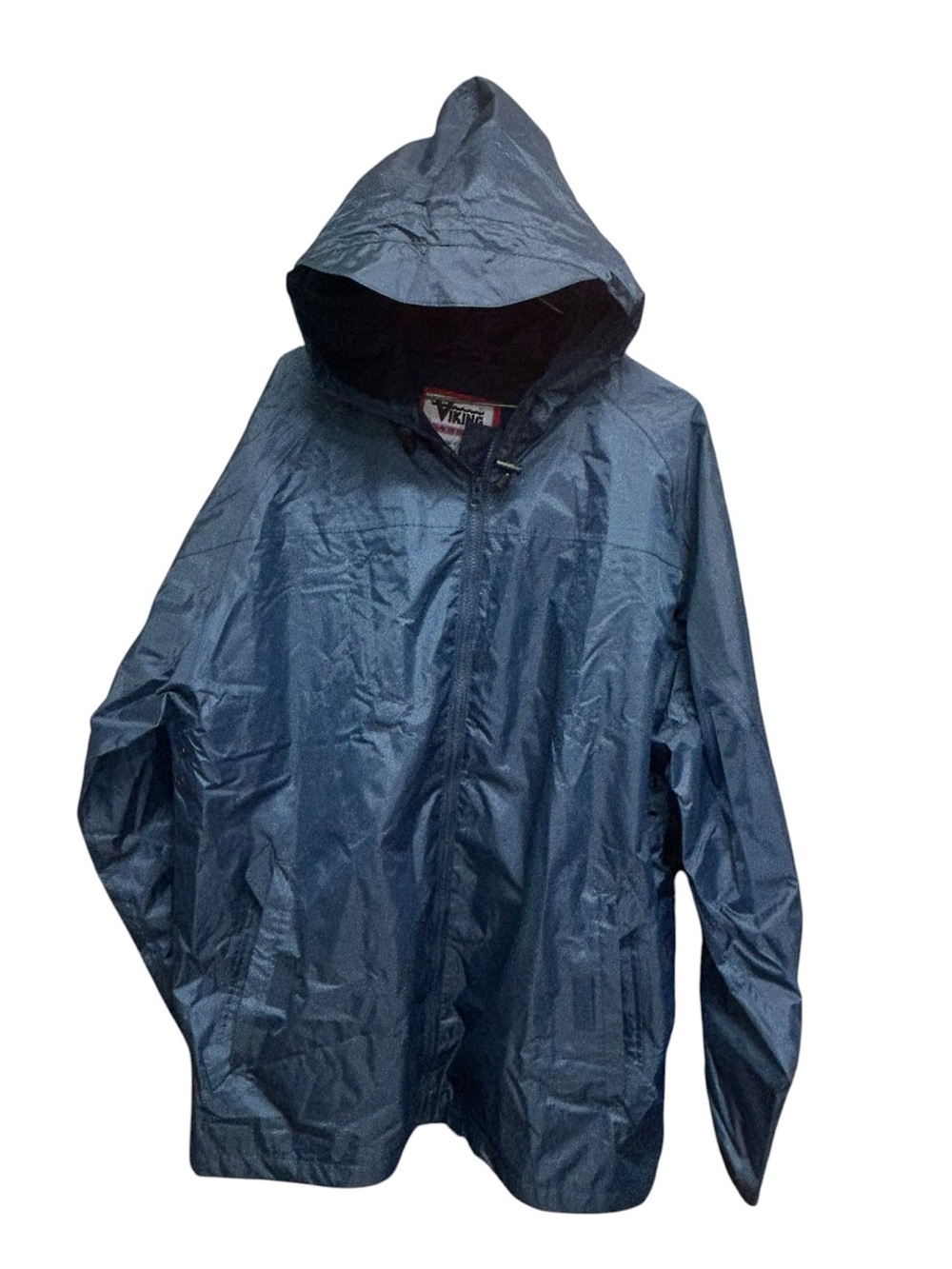 Viking BT Elements Blue Full Zip Mesh Lined Rain Jacket Size XL
